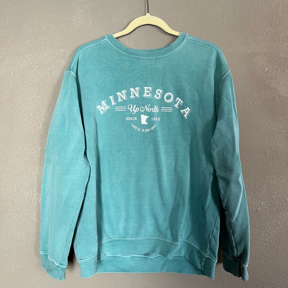 CC Teal Minnesota Crewneck